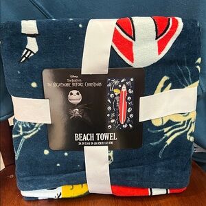 Disney Nightmare Before Christmas Beach Towel